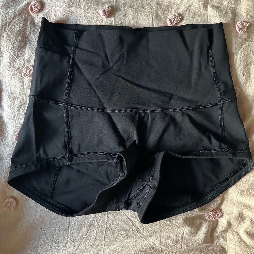 lululemon wunder under train high rise shorts